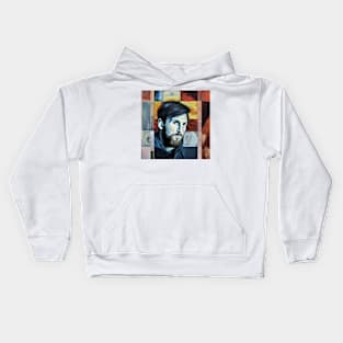 Messi  on digital board Kids Hoodie